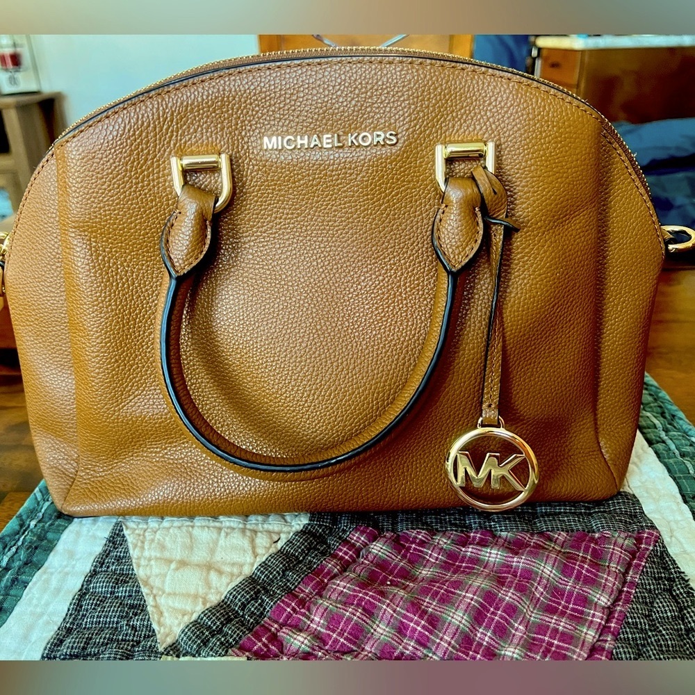 Michael Kors Medium Maxine Leather Satchel